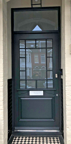 Accoya timber front door - door, with