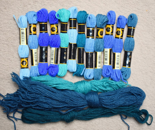 Job lot unused wools - unused,