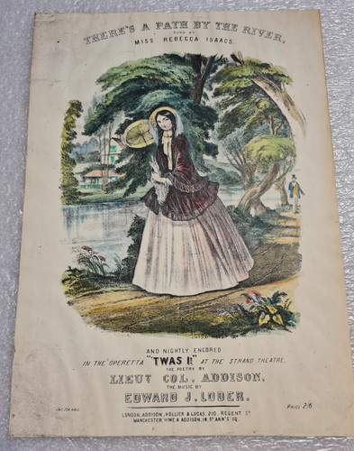 Antique lithograph advertising - antique,