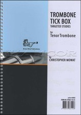 Trombone Tick Box Targeted Studies Tenor Trombone plus Key Signature Bookmark