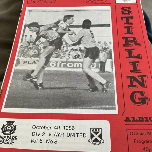 Stirling albion ayr - stirling, united