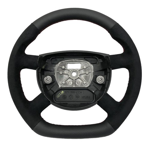 Leather steering wheel - leather,