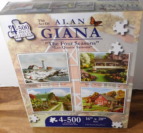 New sealed 500 piece jigsaw - new,