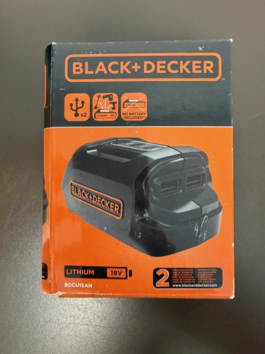 Black and decker bdcu15an - and,