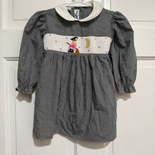 Month halloween smock dress - smock,