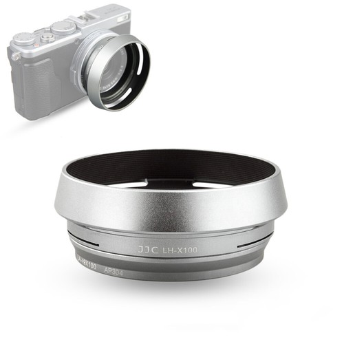 Jjc silver metal lens - metal, hood