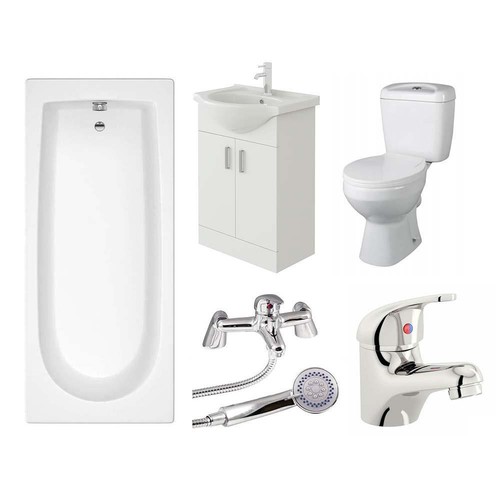 Bathroom suite bath vanity - bathroom,