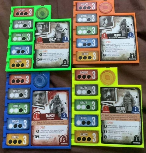 Character boards this war - 4x,