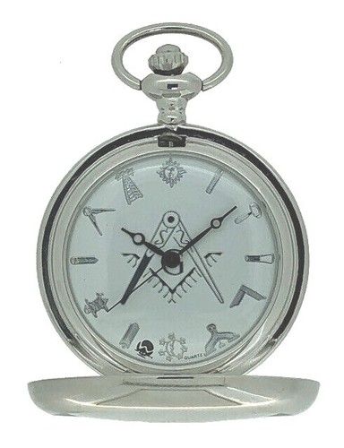 Maltese cross quartz - maltese, silver