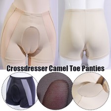 Men Sissy Hiding Gaff Panties for Crossdresser Transgender Fake Vaginal Padded