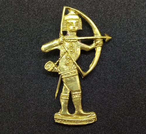 Medieval badge archer - badge, pilgrim