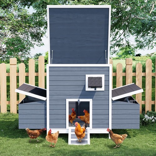 Wooden chicken coop - wooden,