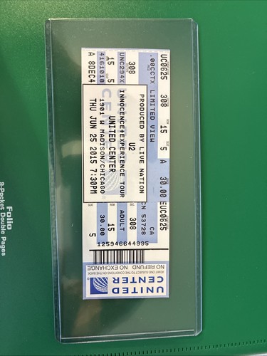 Ticket stub from - stub, iconic