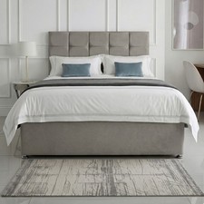 SUEDE MEMORY FOAM DIVAN BED
