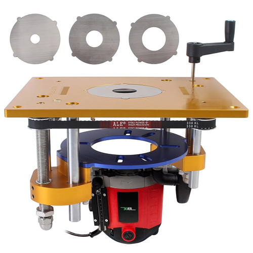 Gold aluminium router - gold,