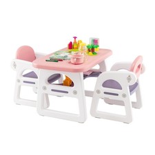 3 PCS Kids Table & Chairs Set