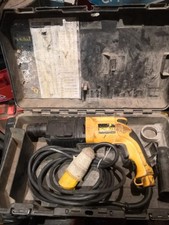 DEWALT SDS DRILL 110V Tools DIY Builder Workshop with case demolition 