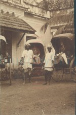 1914 Orig photo Rickshaws