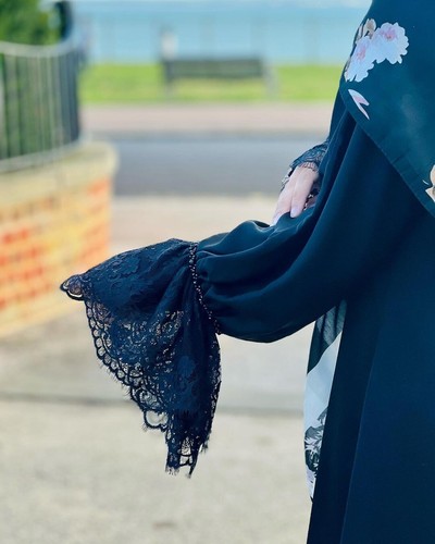 Luxury abaya lace - abaya,