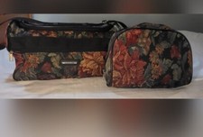 Vintage Jaguar dark floral