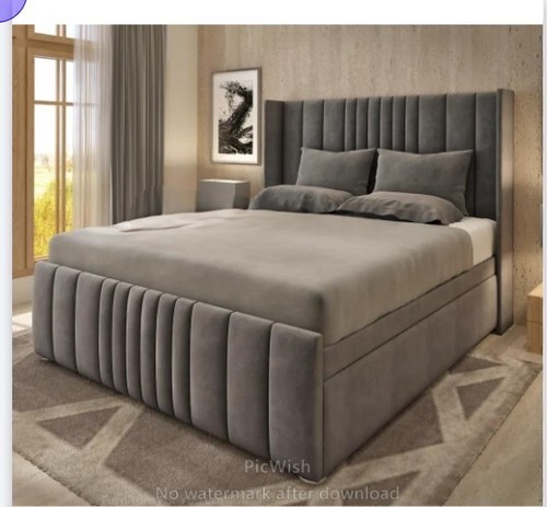 Luxury plush velvet ottoman - luxury,