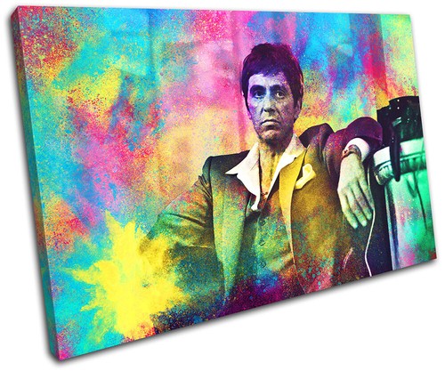 Colourful scarface iconic - colourful,