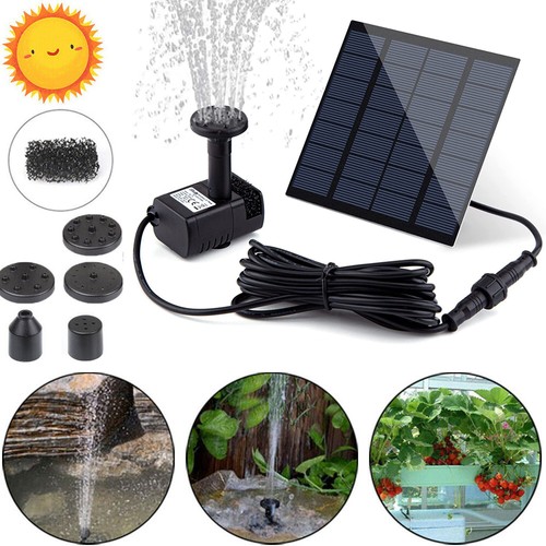 Solar panel powered water - solar,
