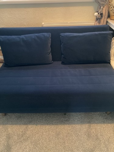 Double sofa bed navy - m&s,