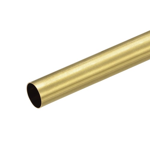 Brass round tube - round, od