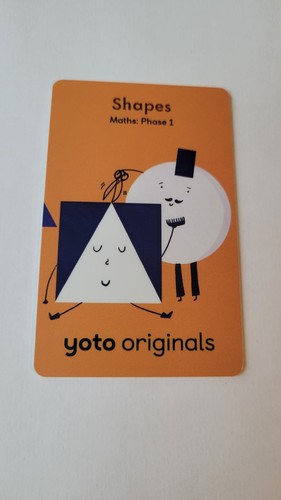 Yoto card maths phase - 1, shapes