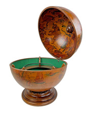 Vintage Style Table Top Drinks Globe