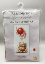 Cross Stitch Kit Forever Friends Pastels My Balloon FRC802 Teddy Love Anchor