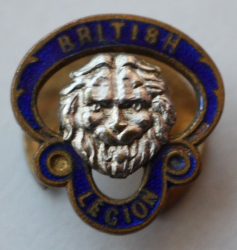 British legion buttonhole - british,