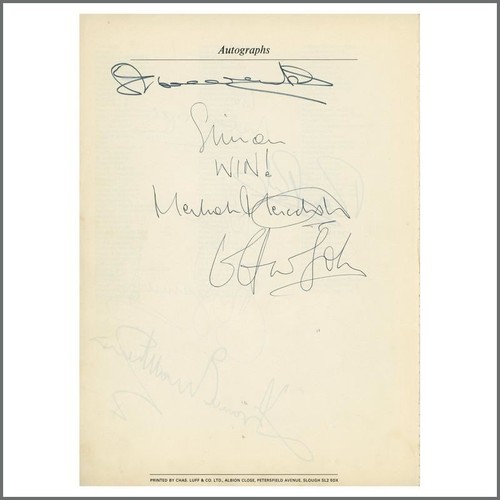 Elton john signed the - signed, lord