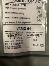 AV Stunpfl Rear Projection Screen And Bag