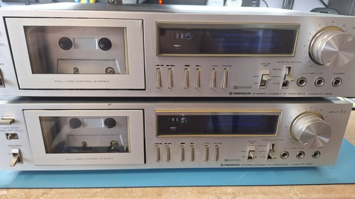 Two pioneer 300 stereo - pioneer, ct-300