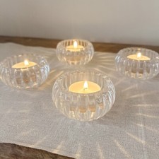 Chunky round clear glass - 1,
