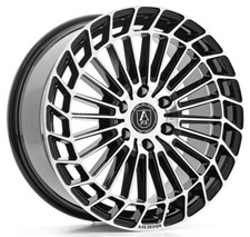 Alloy Wheels 20" Axe EX45 Black Pol For Ford Transit Custom [Mk2] 23-24