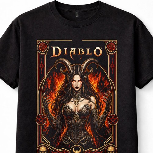 Diablo demon witch - la, horned