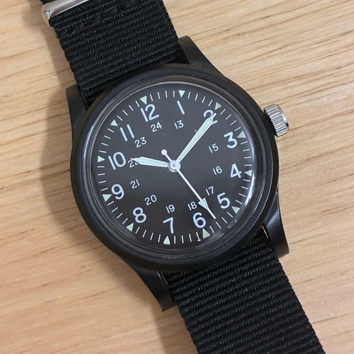 Military watch from daiso - military,