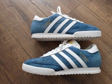 Mens Adidas Beckenbauer All-round Trainers Size 9.5 UK in  Bluebird Blue.