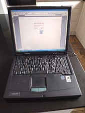 Compaq Evo N110 Retro Laptop - Intel Pentium Win2000 Working Clippy Pinball Etc