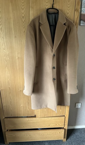 Men knee length coat - length,