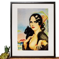 Art Deco Framed Print Alberto