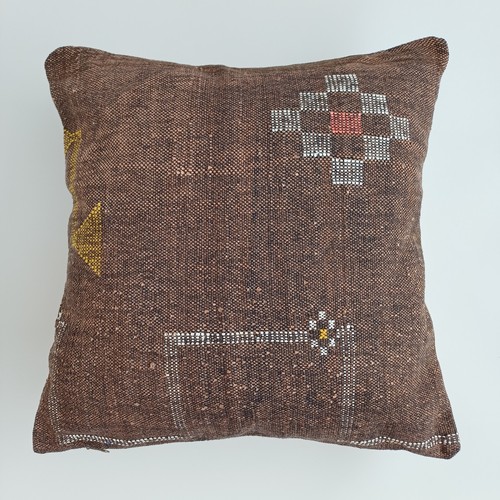 Moroccan cactus silk - cactus, cushion