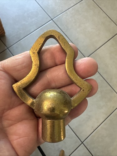 Large heavy brass hanging - large,