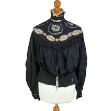 Edwardian 1900s Black Lace