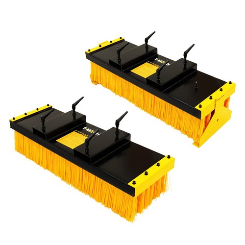 Forklift mount sweeper brush - forklift,