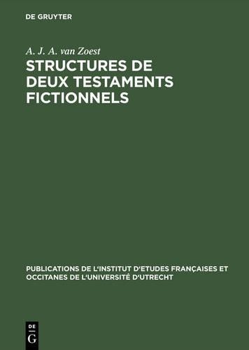 Structures deux testaments - structures, de
