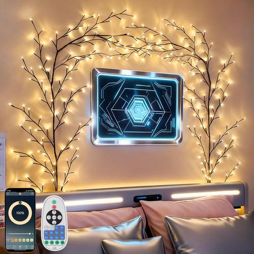Willow vine lights for wall - vine,